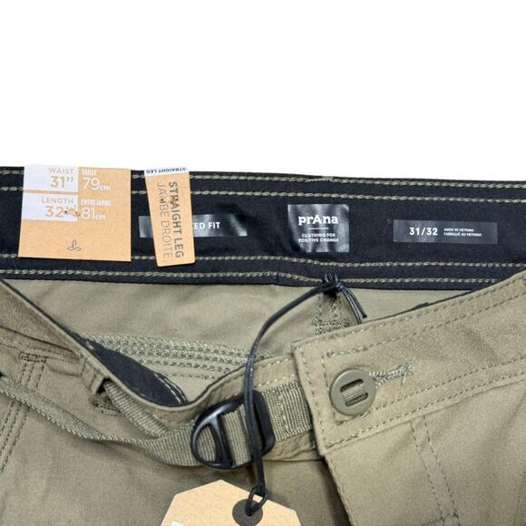 Prana Stretch Zion Pant II Men's 31x32 Slate Green NWT - Picture 5 of 5